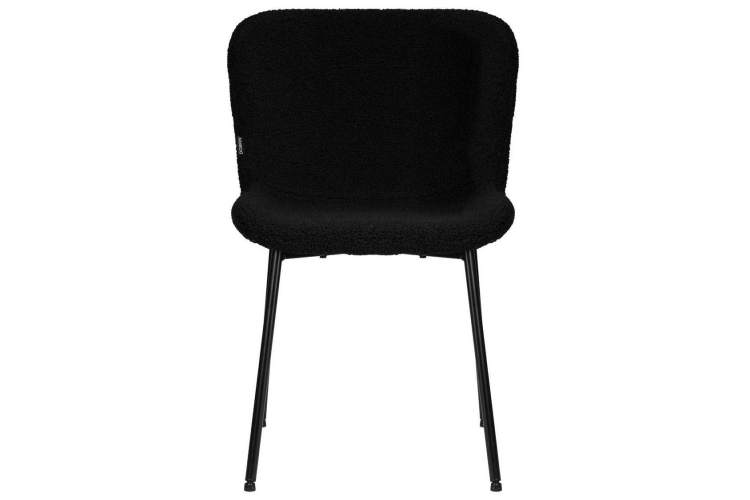 Стул обеденный DOBRIN MILO, черные ножки, черный букле (UF992-12)-5