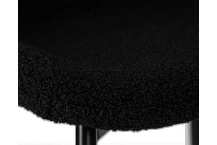 Стул обеденный DOBRIN MILO, черные ножки, черный букле (UF992-12)-7