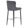 Набор 2 шт Стул барный DOBRIN CHRISTIAN'75, черные ножки, темно-серый велюр (V108-91)