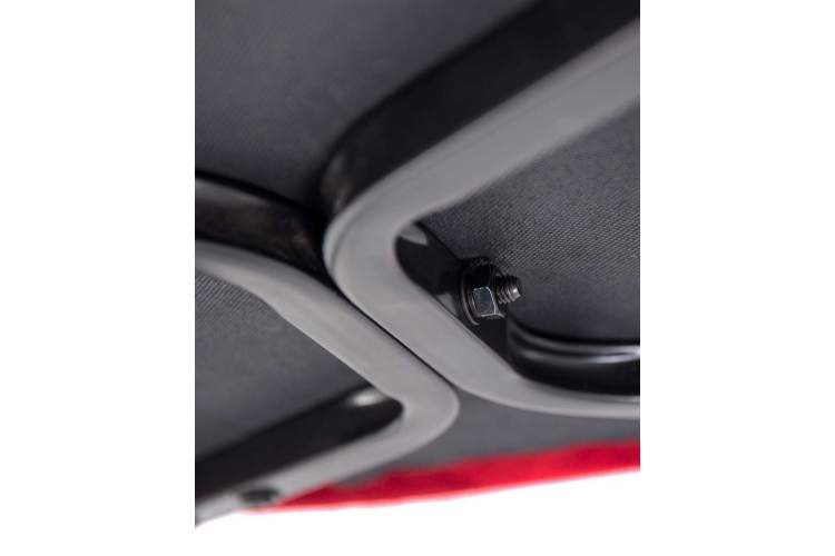 Стул полубарный DOBRIN CHRISTIAN'65, черные ножки, бордовый велюр (V108-85)-9