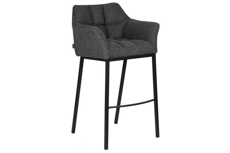 Стул барный DOBRIN LUCAS, серая ткань (F-22)