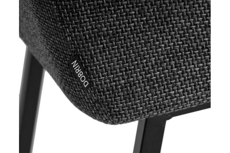 Стул барный DOBRIN LUCAS, серая ткань (F-22)-7