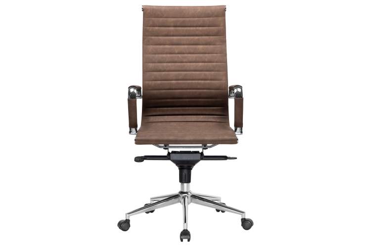 Набор 2 шт Офисное кресло для руководителей DOBRIN CLARK, коричневый лофт №320-6
