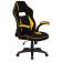 Кресло игровое DOBRIN RICK, черно-желтая ткань