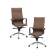 Набор 2 шт Офисное кресло для руководителей DOBRIN CLARK, коричневый лофт №320