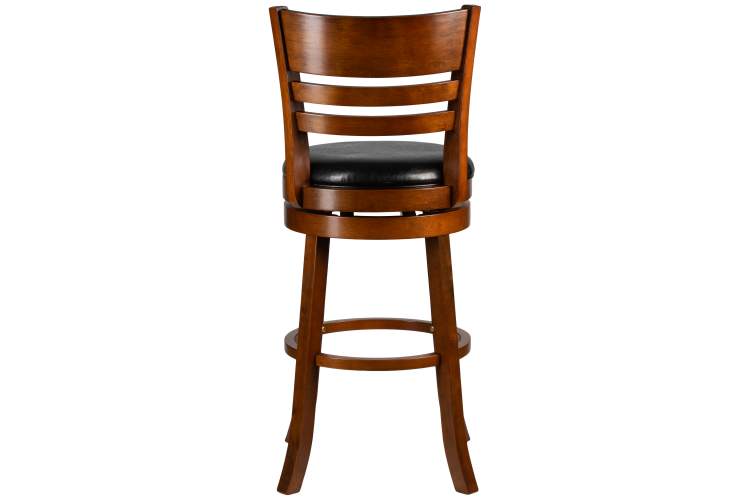 Набор 2 шт Вращающийся полубарный стул DOBRIN WILLIAM COUNTER, шоколад, черный-4