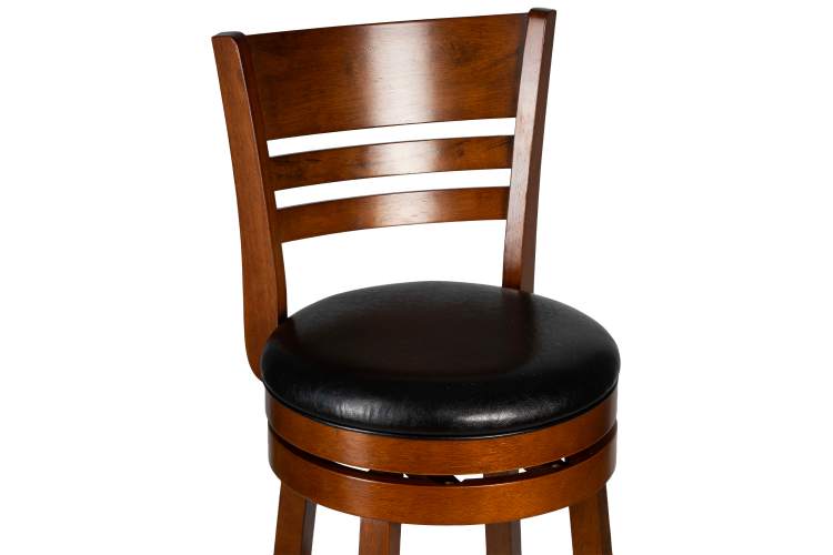 Набор 2 шт Вращающийся полубарный стул DOBRIN WILLIAM COUNTER, шоколад, черный-7