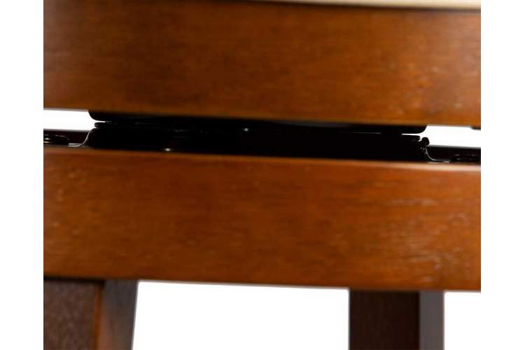 Вращающийся полубарный стул DOBRIN WILLIAM COUNTER, шоколад, кремовый-10