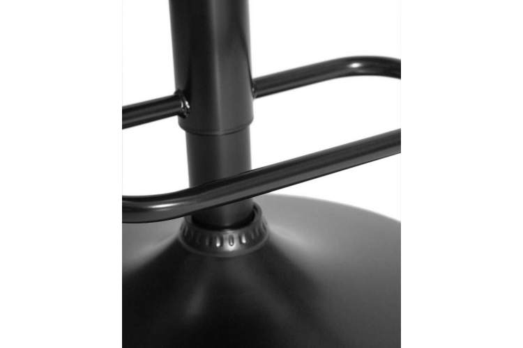 Стул барный DOBRIN MORGAN, цвет черный глянец PU ABD 002-9