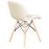 Набор 4 шт Стул обеденный DOBRIN BUTTERFLY, ножки светлый бук, цвет сиденья кремовый