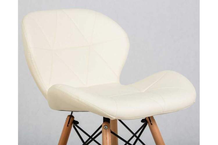 Стул обеденный DOBRIN BUTTERFLY, ножки светлый бук, цвет сиденья кремовый-8