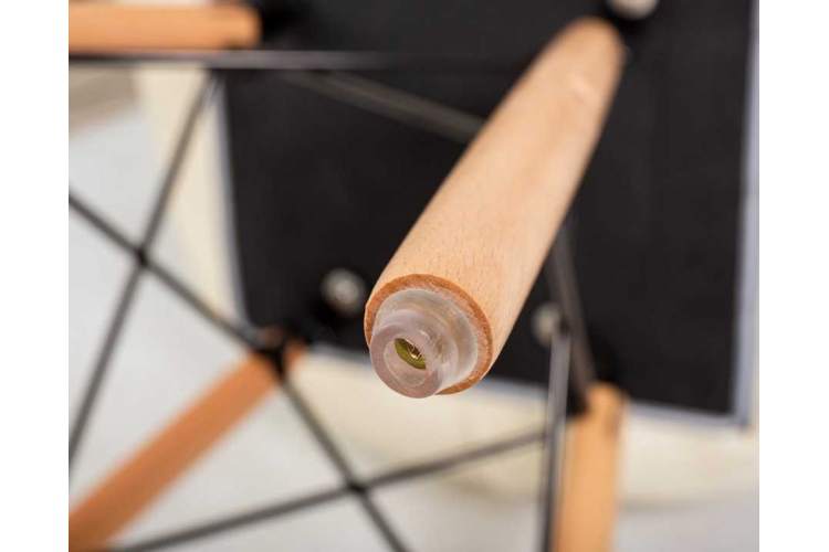 Стул обеденный DOBRIN BUTTERFLY, ножки светлый бук, цвет сиденья кремовый-9