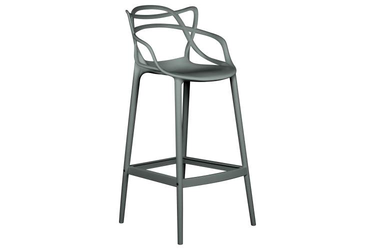 Набор 4 шт Стул барный DOBRIN MASTERS BAR, тёмно-серый (GR-04)-2