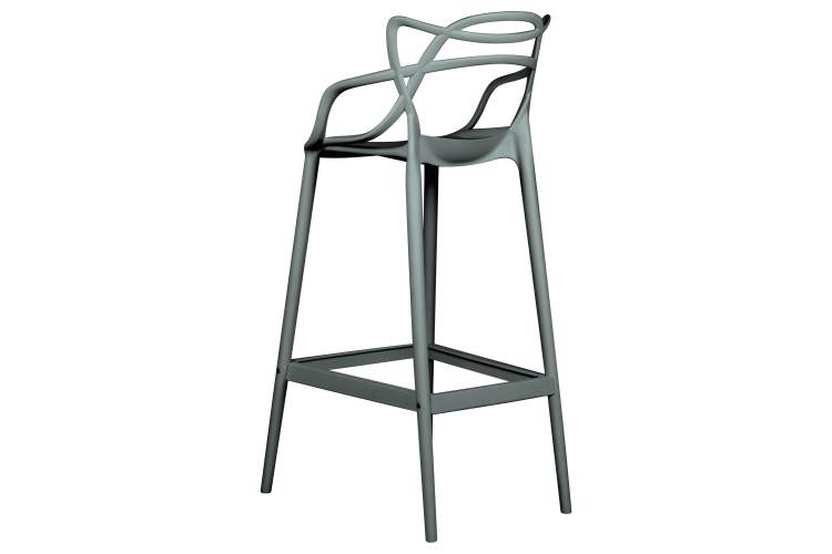 Набор 4 шт Стул барный DOBRIN MASTERS BAR, тёмно-серый (GR-04)-5