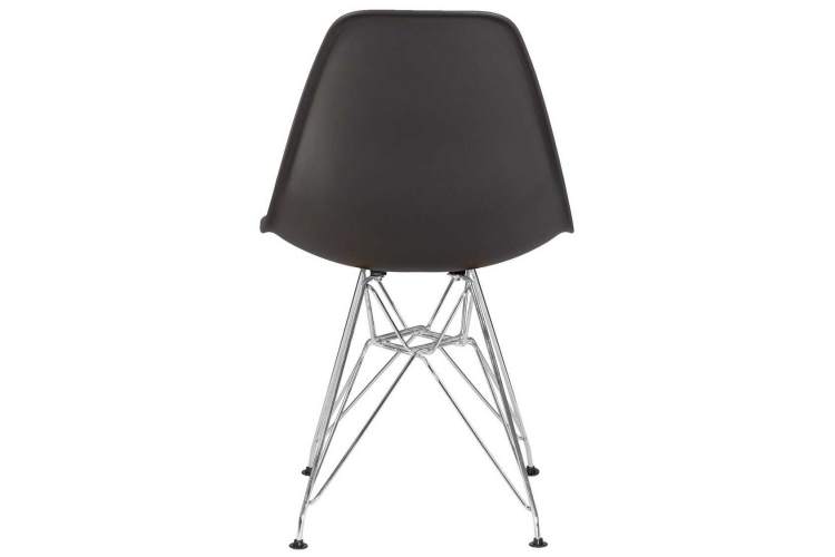 Стул обеденный DOBRIN DSR, ножки хром, цвет тёмно-серый (GR-04)-4