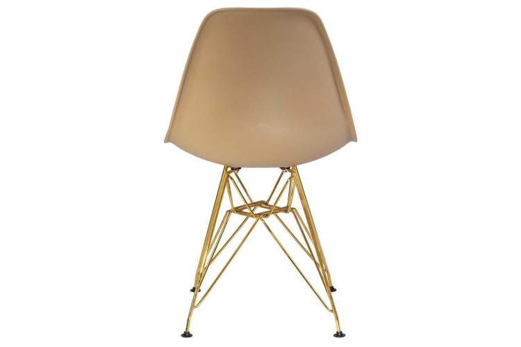 Стул обеденный DOBRIN DSR, ножки золотые, цвет бежевый (GR-03)-4