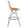 Набор 2 шт Стул барный DOBRIN DSW BAR, ножки светлый бук, цвет персиковый (NX-Y-06)