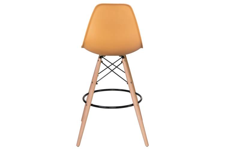 Набор 2 шт Стул барный DOBRIN DSW BAR, ножки светлый бук, цвет персиковый (NX-Y-06)-5