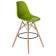Набор 2 шт Стул барный DOBRIN DSW BAR, ножки светлый бук, цвет сиденья салатовый (G-08)