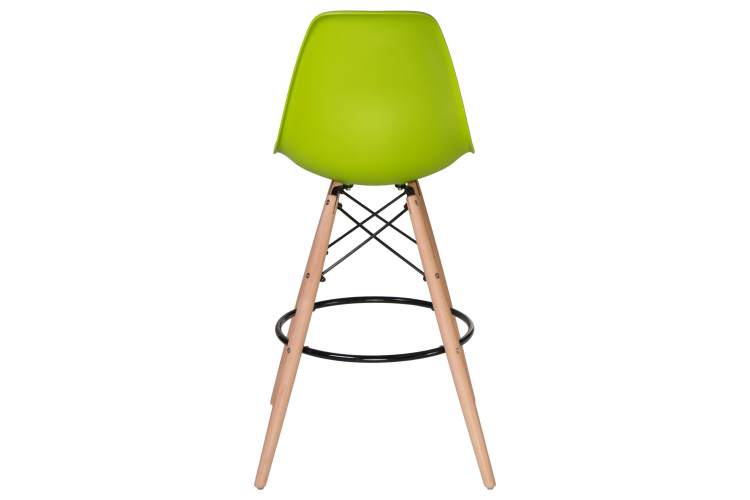 Набор 2 шт Стул барный DOBRIN DSW BAR, ножки светлый бук, цвет сиденья салатовый (G-08)-5