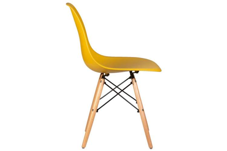 Стул обеденный DOBRIN DSW, ножки светлый бук, цвет горчичный (Y-03)-2