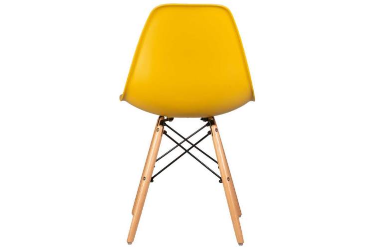 Стул обеденный DOBRIN DSW, ножки светлый бук, цвет горчичный (Y-03)-4
