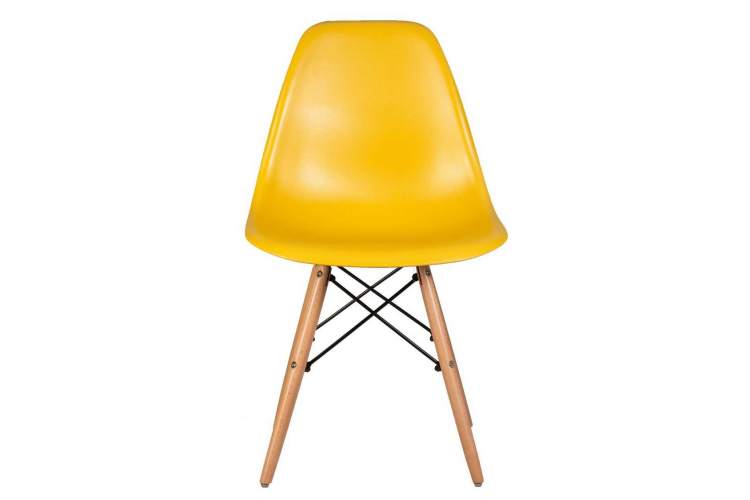 Стул обеденный DOBRIN DSW, ножки светлый бук, цвет горчичный (Y-03)-5