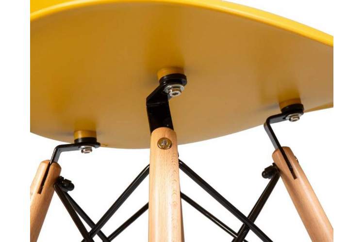 Стул обеденный DOBRIN DSW, ножки светлый бук, цвет горчичный (Y-03)-7