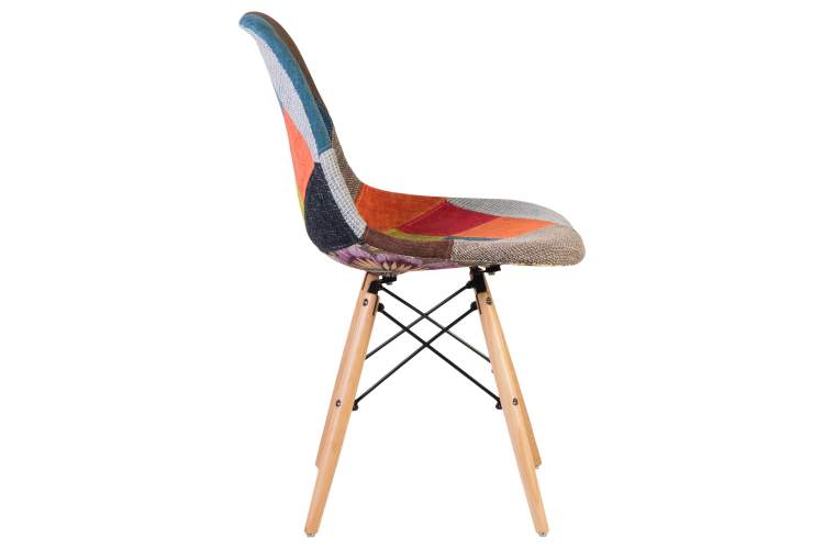 Набор 4 шт Стул обеденный DOBRIN DSW, ножки светлый бук, цвет мозаика-3