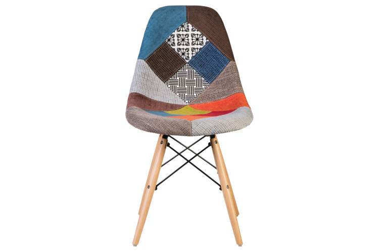 Набор 4 шт Стул обеденный DOBRIN DSW, ножки светлый бук, цвет мозаика-6