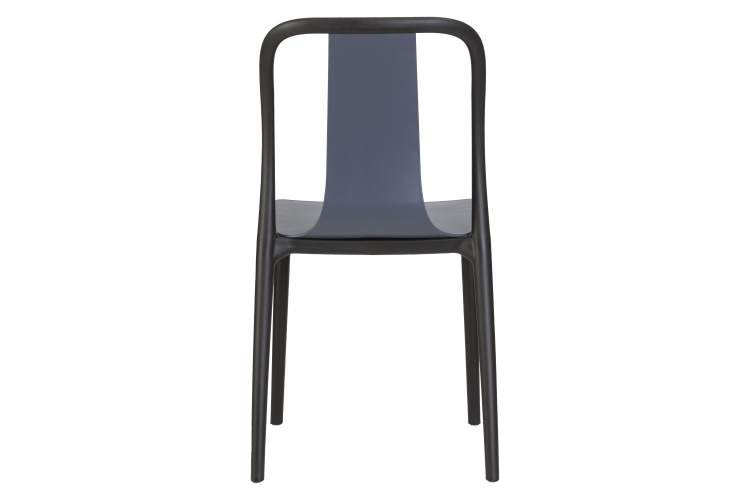 Набор 4 шт Стул обеденный DOBRIN ADAM, черный/серо-голубой-5