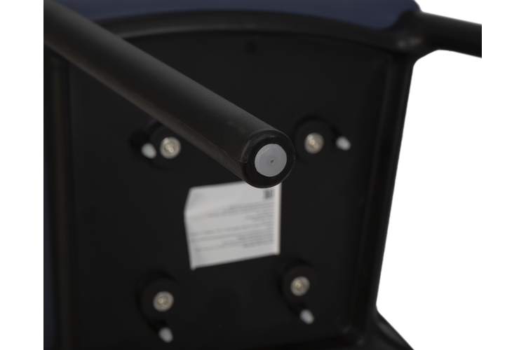 Набор 4 шт Стул обеденный DOBRIN ADAM, черный/серо-голубой-9