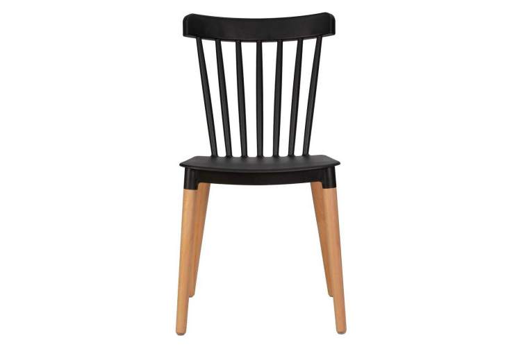 Стул обеденный DOBRIN THEO, ножки светлый бук, цвет черный (B-03)-5