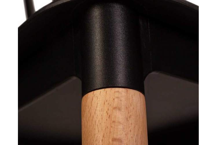 Стул обеденный DOBRIN THEO, ножки светлый бук, цвет черный (B-03)-8