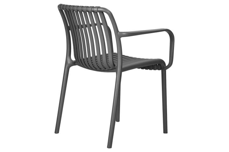 Стул обеденный DOBRIN WALTER ARM, темно-серый (GR-04)-3