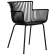 Набор 4 шт Стул обеденный DOBRIN ROSS, черный (B-03) без подушки