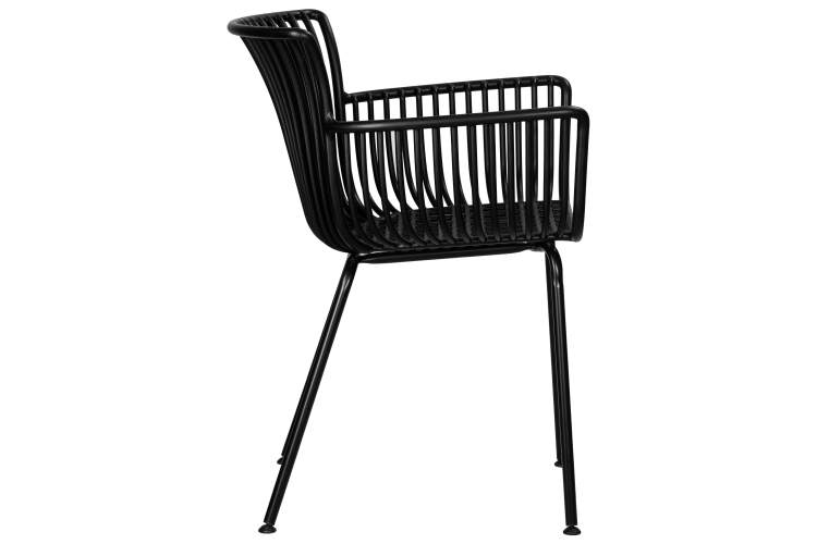 Набор 4 шт Стул обеденный DOBRIN ROSS, черный (B-03) без подушки-3