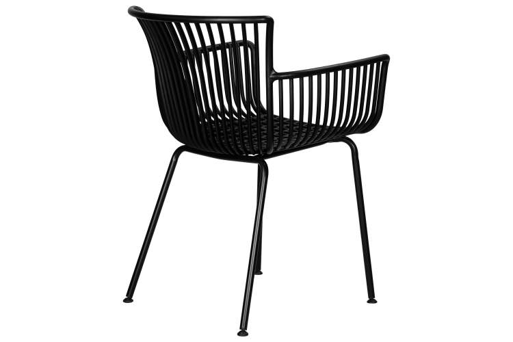 Набор 4 шт Стул обеденный DOBRIN ROSS, черный (B-03) без подушки-4