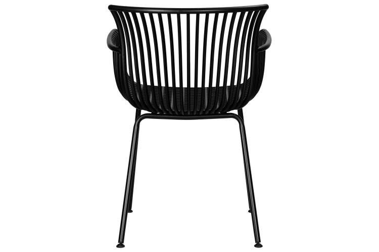 Набор 4 шт Стул обеденный DOBRIN ROSS, черный (B-03) без подушки-5