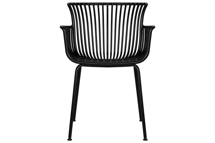 Набор 4 шт Стул обеденный DOBRIN ROSS, черный (B-03) без подушки-6