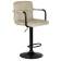 Набор 2 шт Стул барный DOBRIN KRUGER ARM BLACK, бежевый вельвет (LAR-E2041-04)