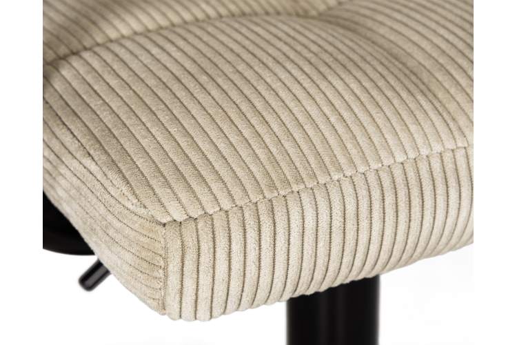 Набор 2 шт Стул барный DOBRIN KRUGER ARM BLACK, бежевый вельвет (LAR-E2041-04)-7