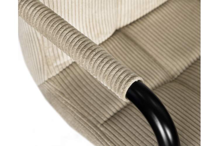 Набор 2 шт Стул барный DOBRIN KRUGER ARM BLACK, бежевый вельвет (LAR-E2041-04)-9