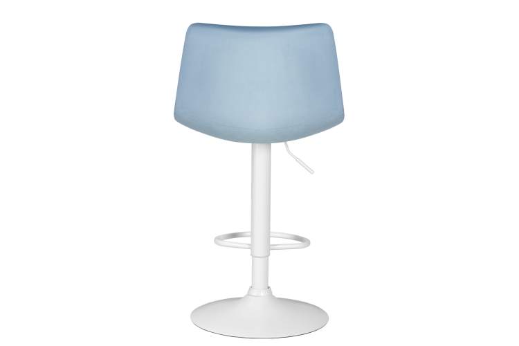 Набор 2 шт Стул барный DOBRIN TAILOR WHITE, пудрово-голубой велюр (MJ9-74)-5