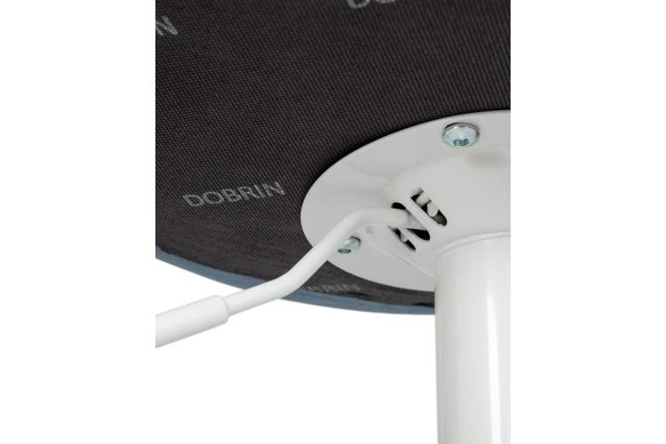 Набор 2 шт Стул барный DOBRIN TAILOR WHITE, пудрово-голубой велюр (MJ9-74)-7