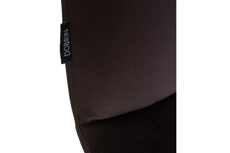 Набор 4 шт Стул обеденный DOBRIN CHILLY, Эспрессо Holland 74, основание белое-8