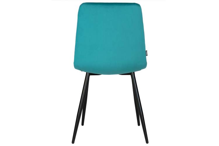 Набор 4 шт Стул обеденный DOBRIN CHILLY, Морской волны Holland 56, основание черное-5