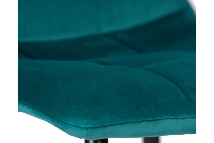 Набор 4 шт Стул обеденный DOBRIN CHILLY, Морской волны Holland 56, основание черное-7