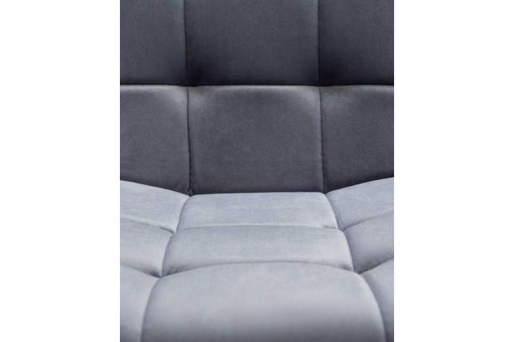 Стул обеденный DOBRIN CHILLY, Серо-голубой Holland 14, основание черное-8