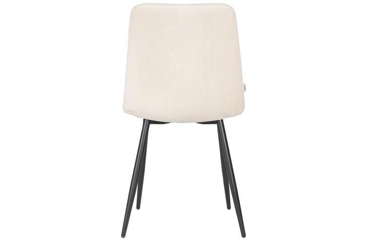 Набор 4 шт Стул обеденный DOBRIN CHILLY ROMBO, Бежевый Simple 44, основание черный-5